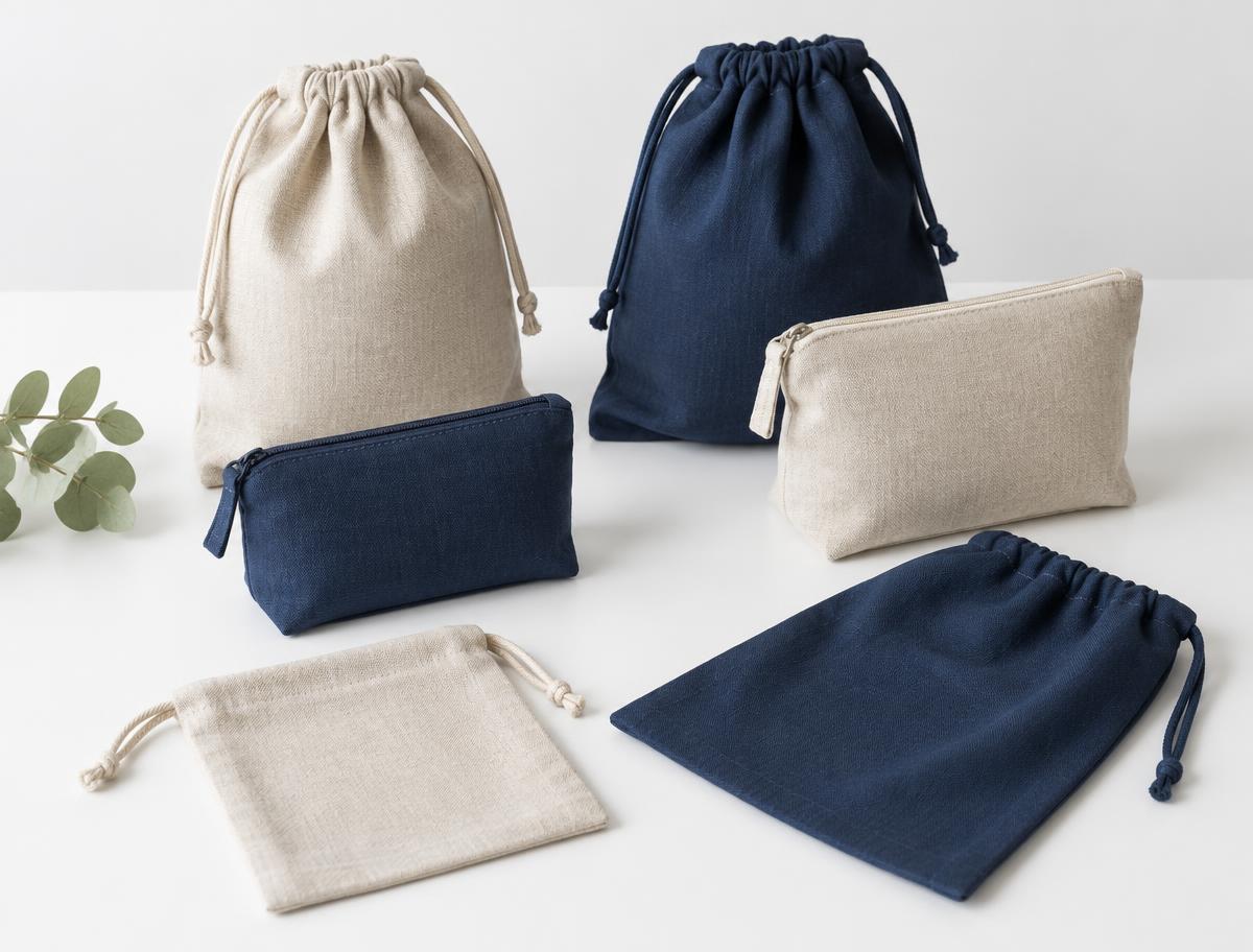 Cut and sew — Dust bag + zippered pouch